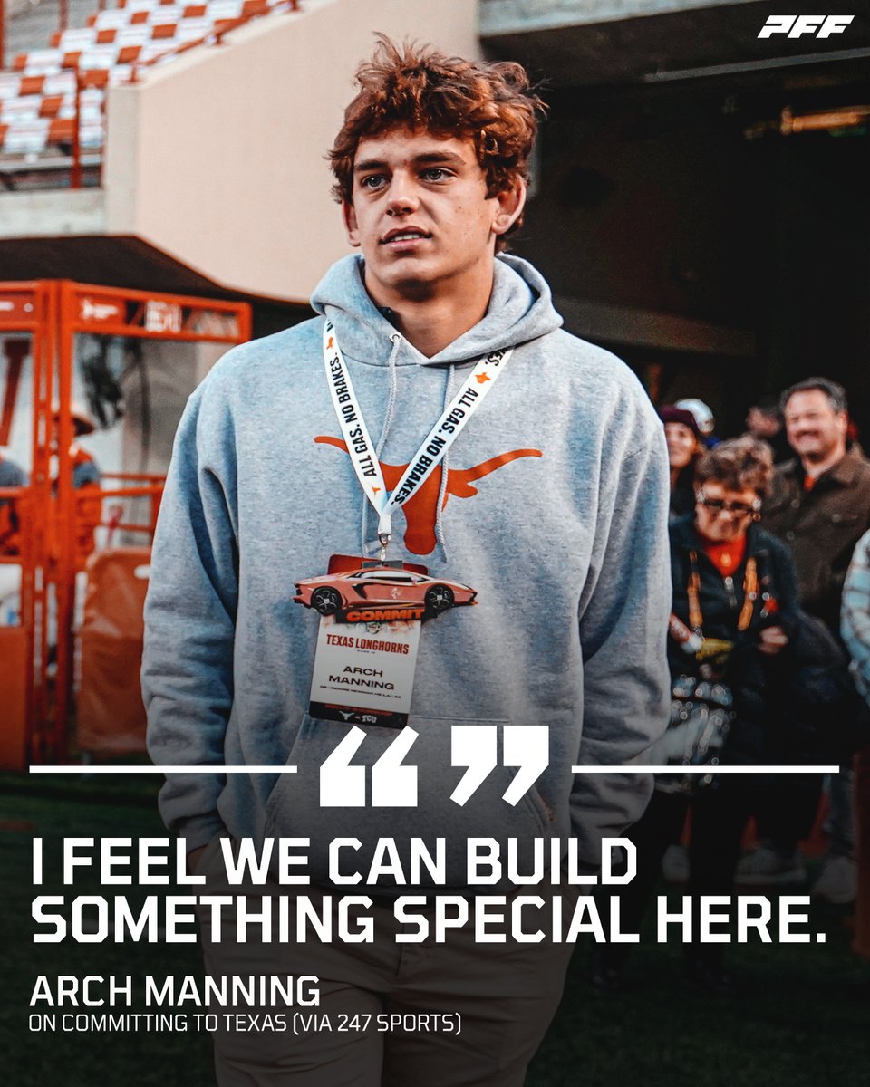 PFF_College's tweet photo. Arch is ready to get started🤘 https://t.co/z0ckNo3Xve