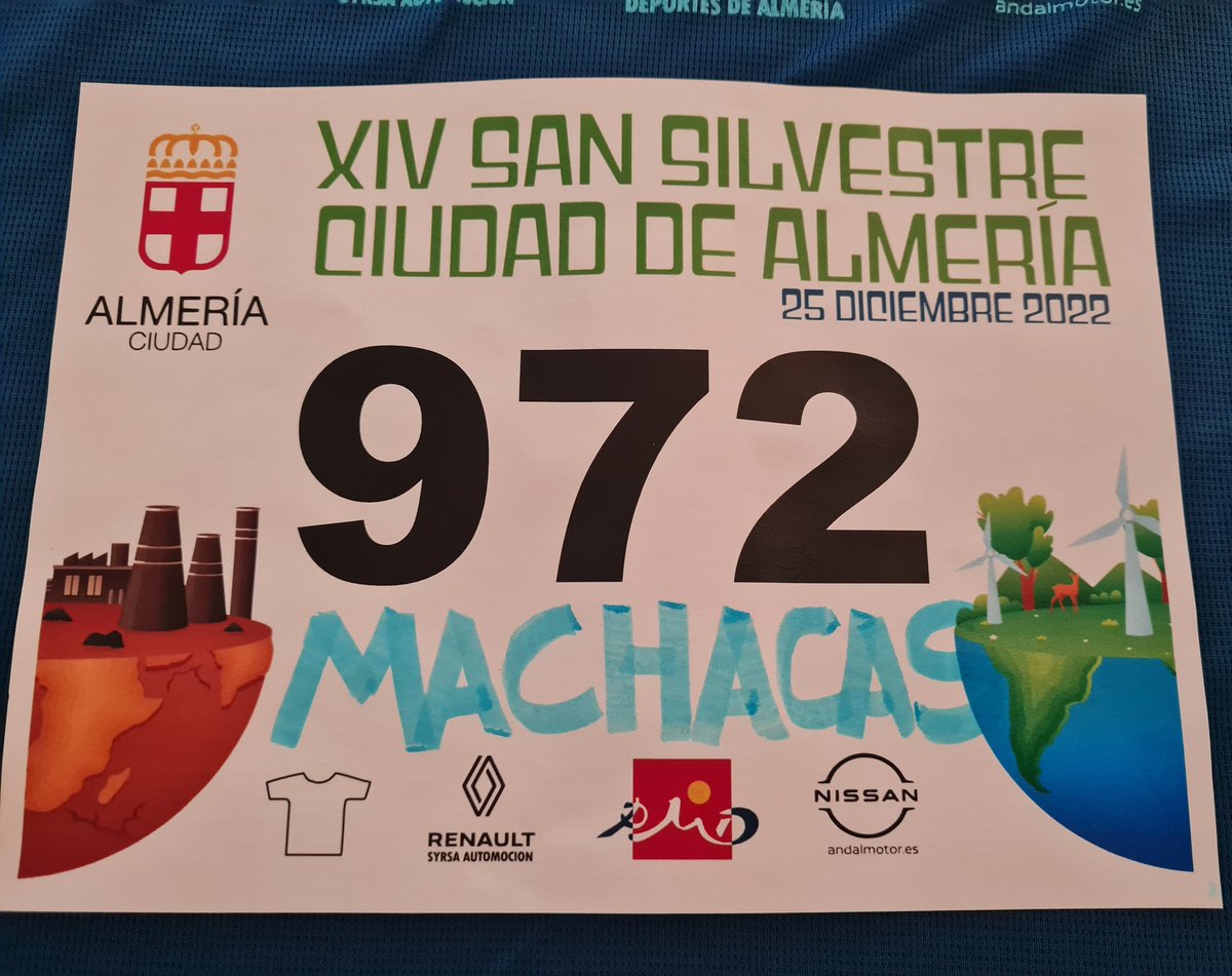 javisentis's tweet photo. #Diciembre #25 #FelizNavidad #SanSilvestreAlmeríaXIV #972 #Machacas 🏃💪 https://t.co/e3Ax7kpqck
