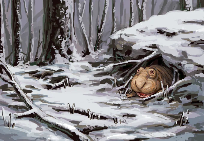 happy holidays from this burrowing individual ! 