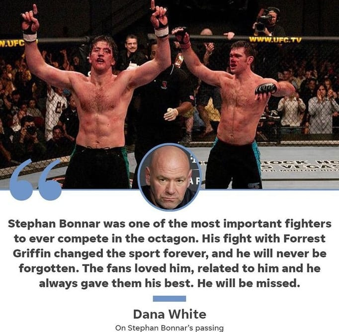 Hobby_News_Plus's tweet photo. Do you remember the Stephan Bonner vs Forrest Griffin UFC fight?
This fight changed MMA/UFC forever.
RIP legend.
#UFC #Bonnar #TheHobby #RIP https://t.co/KuIuEedHkL