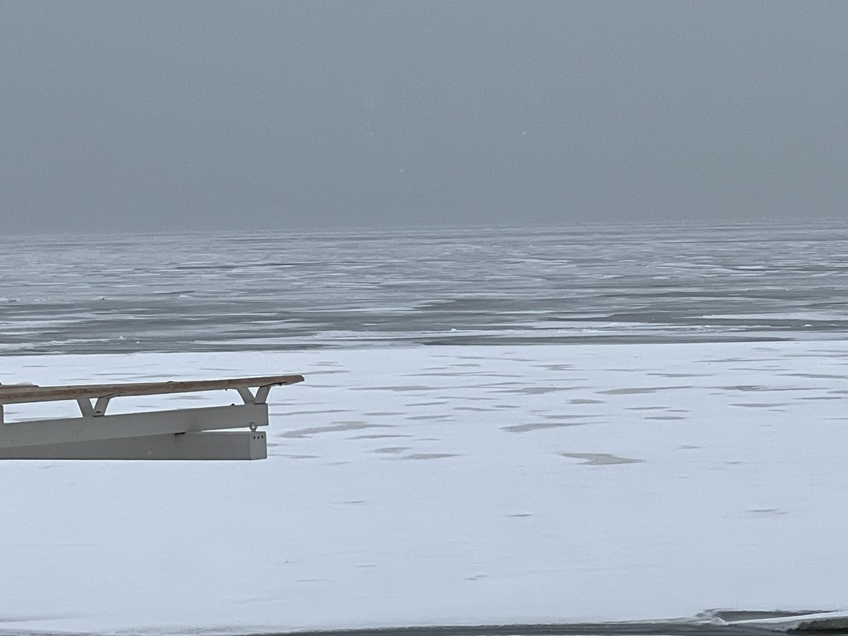 foresight_guru's tweet photo. An amazing view of the frozen Lake St Clair 
Merry Christmas to everyone from #WindsorEssex https://t.co/Iz3oHmMPzM