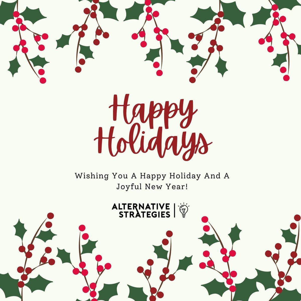 As we wrap up another great year, we'd like to wish everyone a happy holiday season full of love, laughs, and joy! ⭐🙌🥰