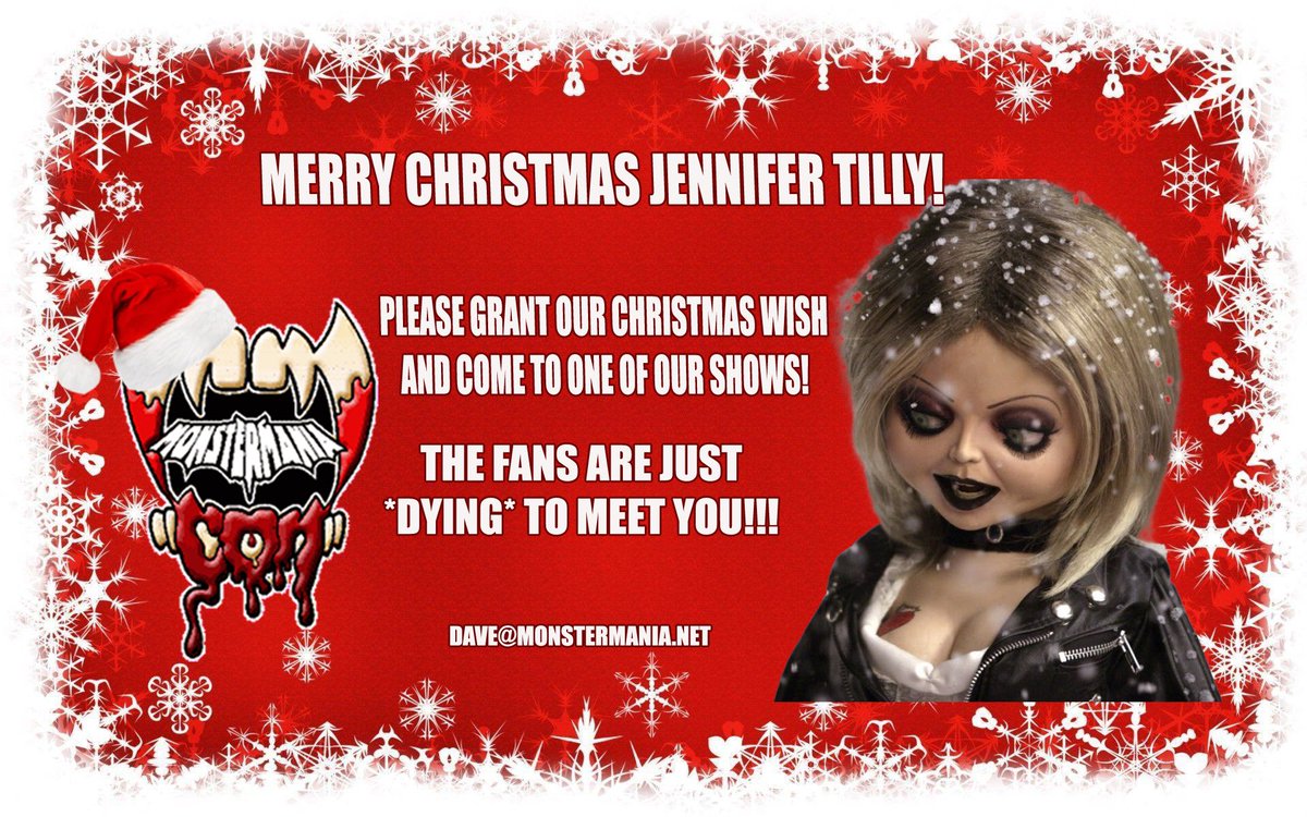 Merry Christmas <a href="/JenniferTilly/">Jennifer Tilly</a>