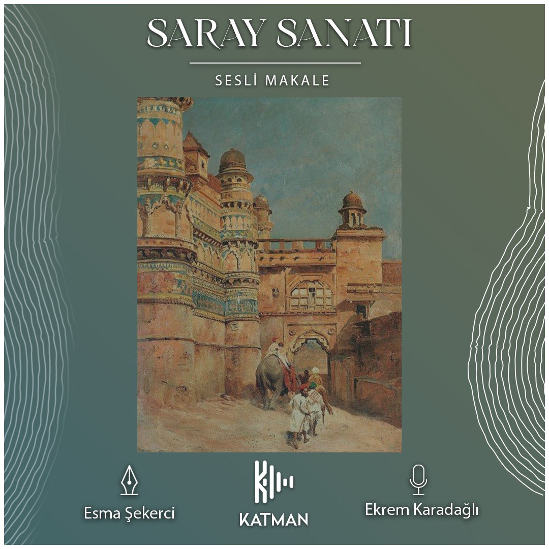 🎙️Katman Sesli Makale sizlerle... 

Sesli makale köşemizde yazar Esma Şekerci'nin kaleminden “Camiler, Saraylar ve Kentler" adlı serinin son makalesini Ekrem Karadağlı'nın sesinden dinleyeceğiz. 🎧🎶

YouTube youtu.be/qAUI7g9YbxA
Spotify open.spotify.com/episode/2M5f53…