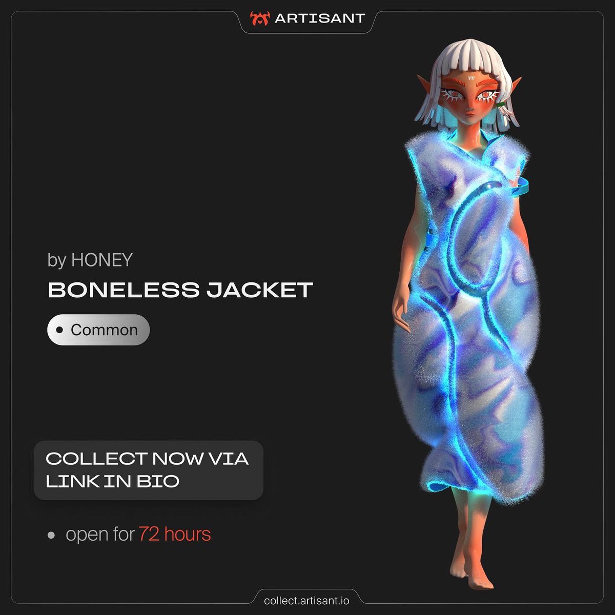 artisantnft's tweet photo. Amazing @honeyloveclub_ prepared something special for ARTISANT community 🔦

Collect right now pls (link in bio)

⬇️share your thoughts about dress in comments https://t.co/i6HbXTaW0D