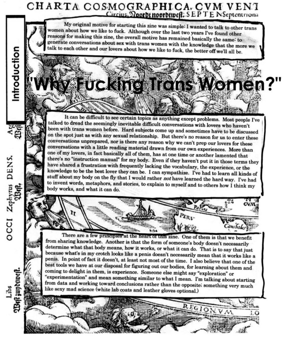 weardjupiter's tweet photo. Heartbroken at the news of the passing of Mira Bellwether. If you haven’t read Fucking Trans Women yet, I assure you it’s life-changing. https://t.co/djD6AcRNHS
