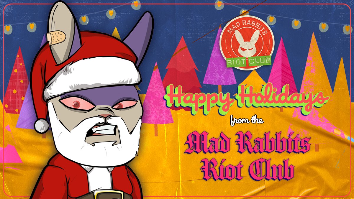 MadRabbitsRC's tweet photo. Wishing all of our friends and family a very Merry Christmas and Happy Holidays!! Here's to another year of tearing $#!* up. Riot safely, everyone!! 🍻 https://t.co/ESfdVQXqV3