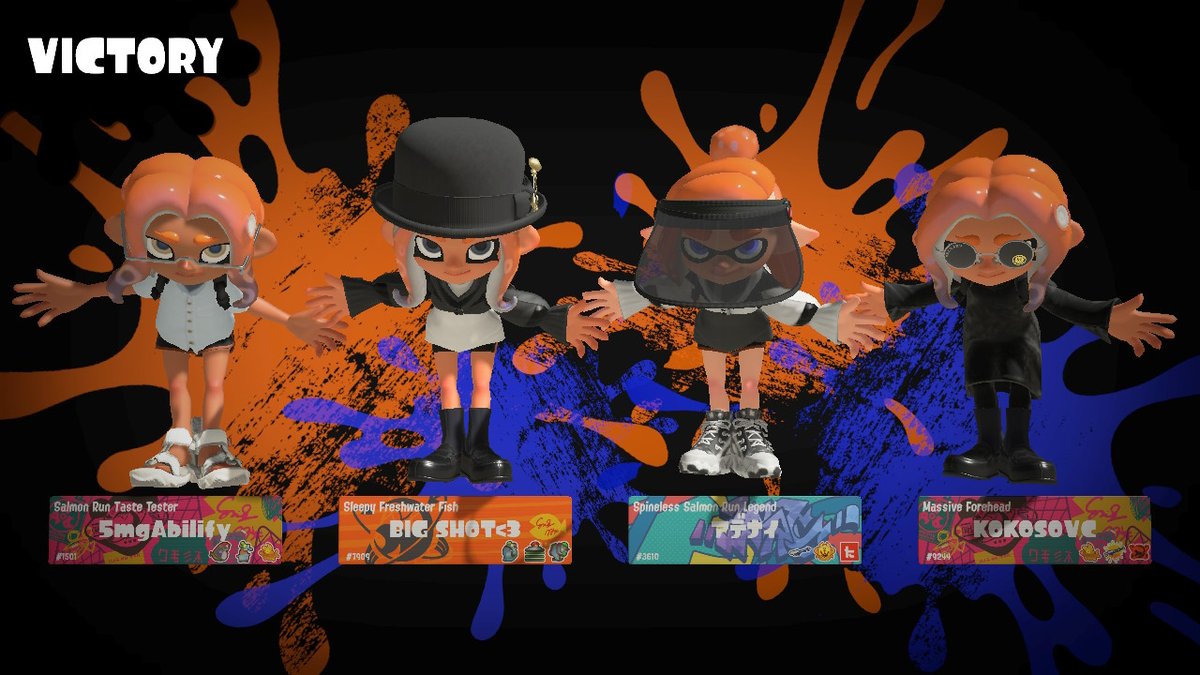 kohozuna's tweet photo. CALL US THE PITBULLS THE WAY WE BE MAULING THESE TODDLERS #Splatoon3 #NintendoSwitch https://t.co/EazNK8MVeX