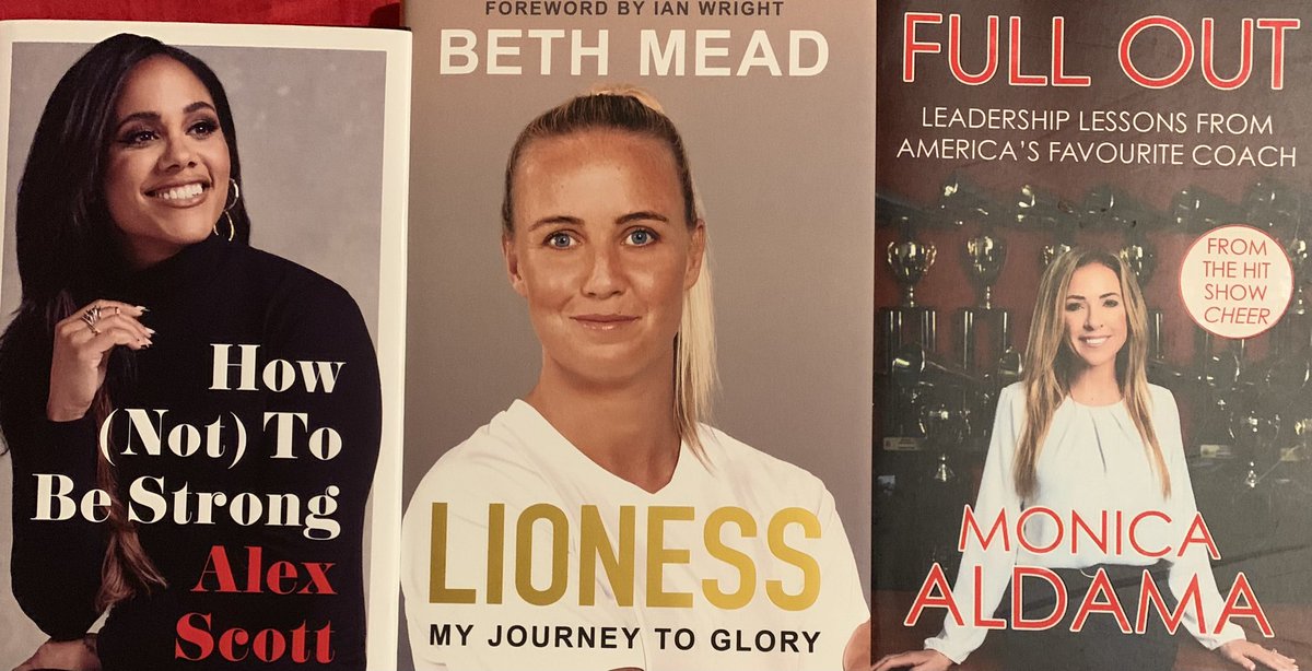 3 books that I’m looking forward to reading! #christmasgifts #womeninsport #loveagoodread @AlexScott @bmeado9 @monicaaldama