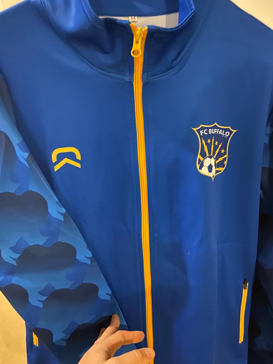FCBuffalo's tweet photo. RT by Midnight ET to be entered to win a super sharp @cornerkits "Buffalo All Over" zip-up jacket.

Shop FCBFLO anytime here: https://t.co/0lq9gsAnEm 🔵🟡🦬 https://t.co/EUT01oQOAq