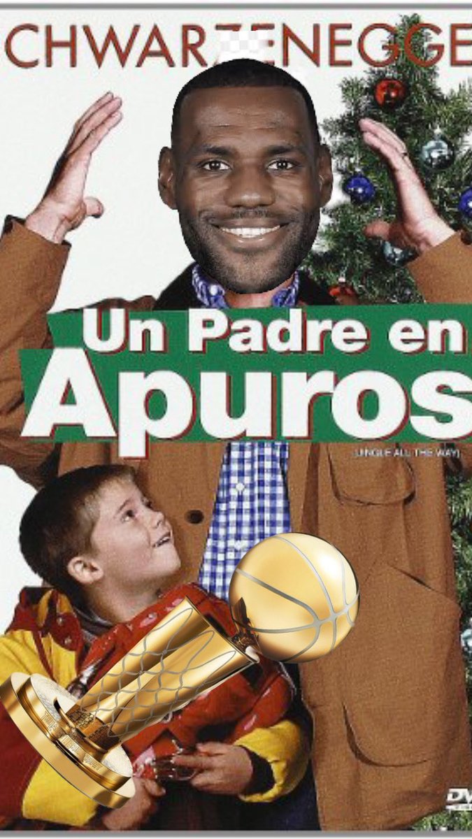 “Un papa Lebron en apuros”
#SantaNBA 

Lebron buscando el regalo perfecto de estas navidades para Lakers, EL ANILLO.
