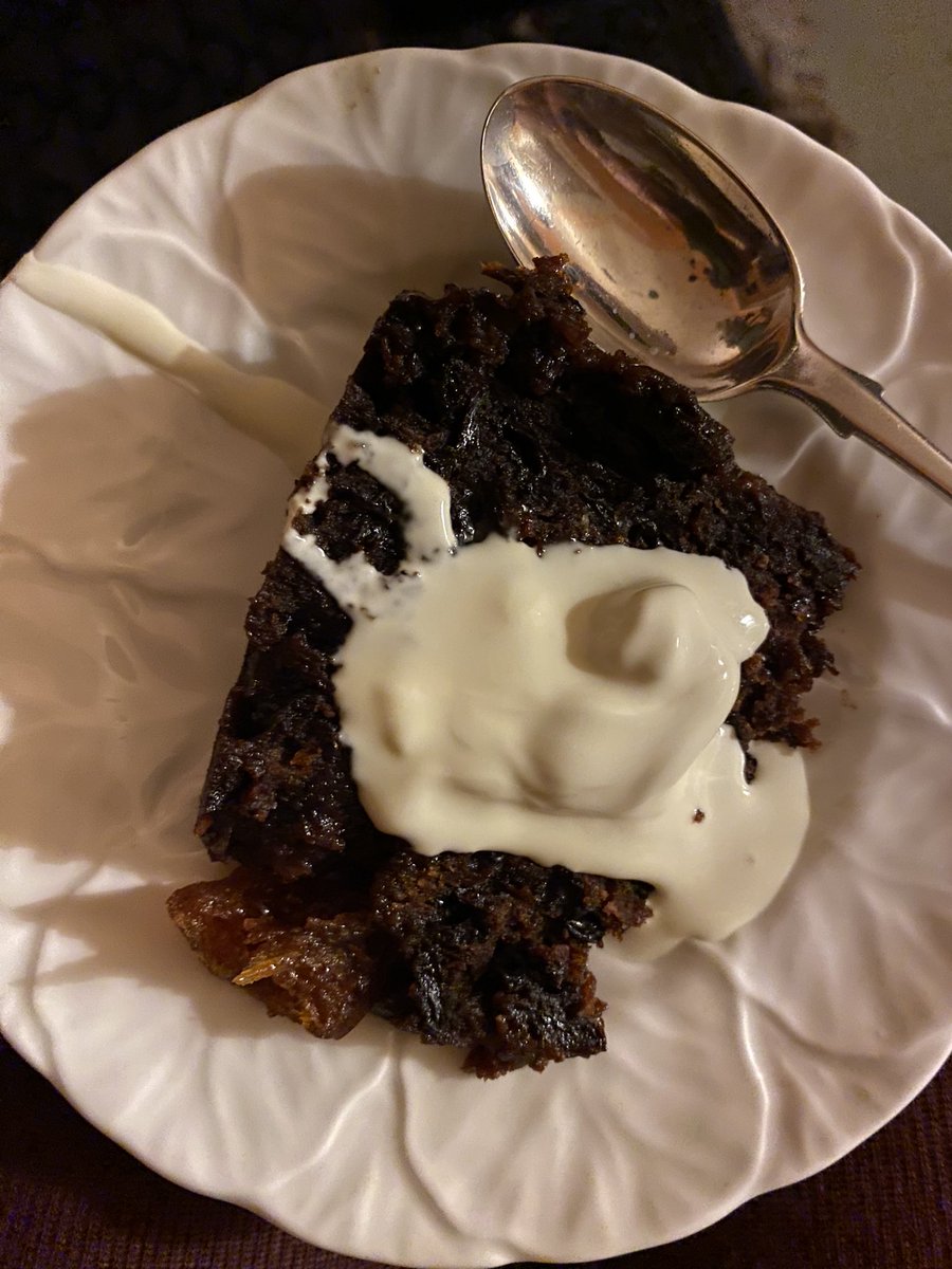TheForagersKitc's tweet photo. Christmas Pudding from the Seaweed Kitchen @tidalrum  #laver #dulse @Fortnums candied fruits https://t.co/OhIvmf4Eda