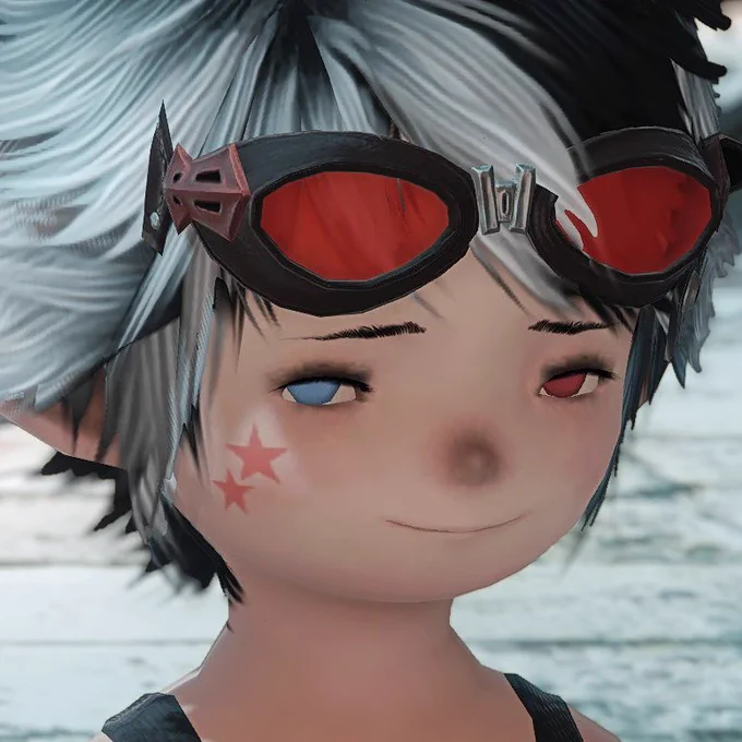 you can tell he's always exaggerating on his expression  