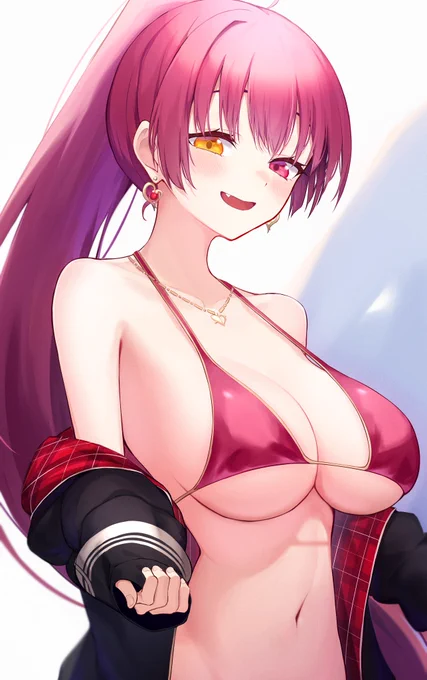 どこ見てるんですか～#マリンのお宝 