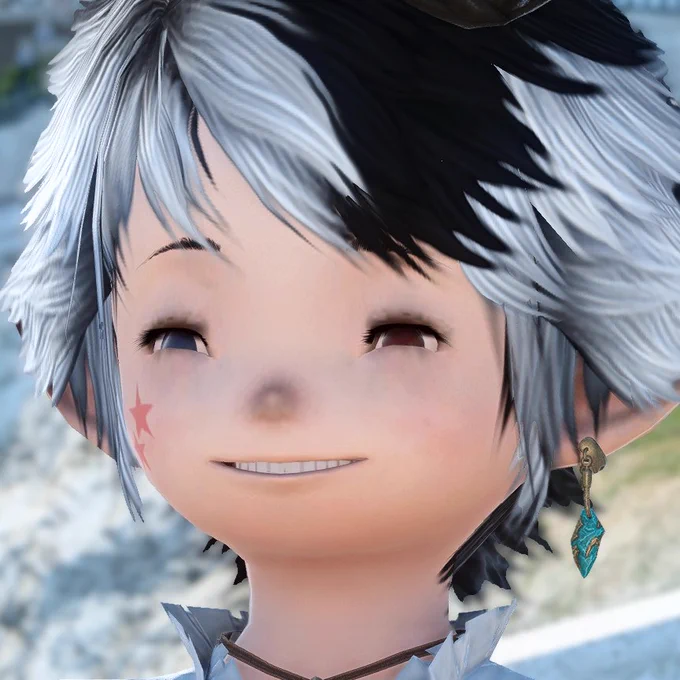 you can tell he's always exaggerating on his expression  