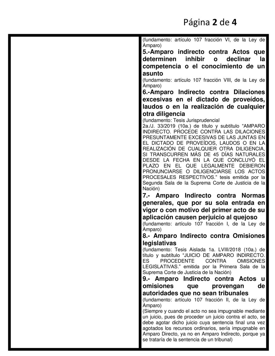 aar_armenta's tweet photo. Les comparto la tabla de mi autoría, de los supuestos de procedencia del juicio de amparo, con ejemplos. La tabla forma parte de mi libro "MANUAL DE LA PROCEDENCIA DEL JUICIO DE AMPARO DIRECTO Y DEL JUICIO DE AMPARO INDIRECTO EN MÉXICO, CON EJEMPLOS, TESIS Y SENTENCIAS DE AMPARO" https://t.co/xEII7RqUeH