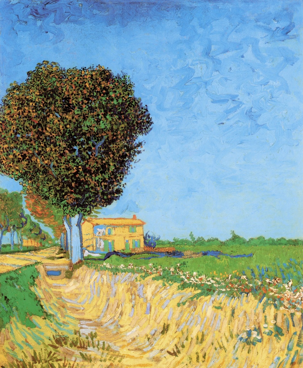 vangoghartist's tweet photo. A Lane near Arles, 1888 #postimpressionism #vincentvangogh https://t.co/J6ucpiRADQ https://t.co/uMUTghL8g2