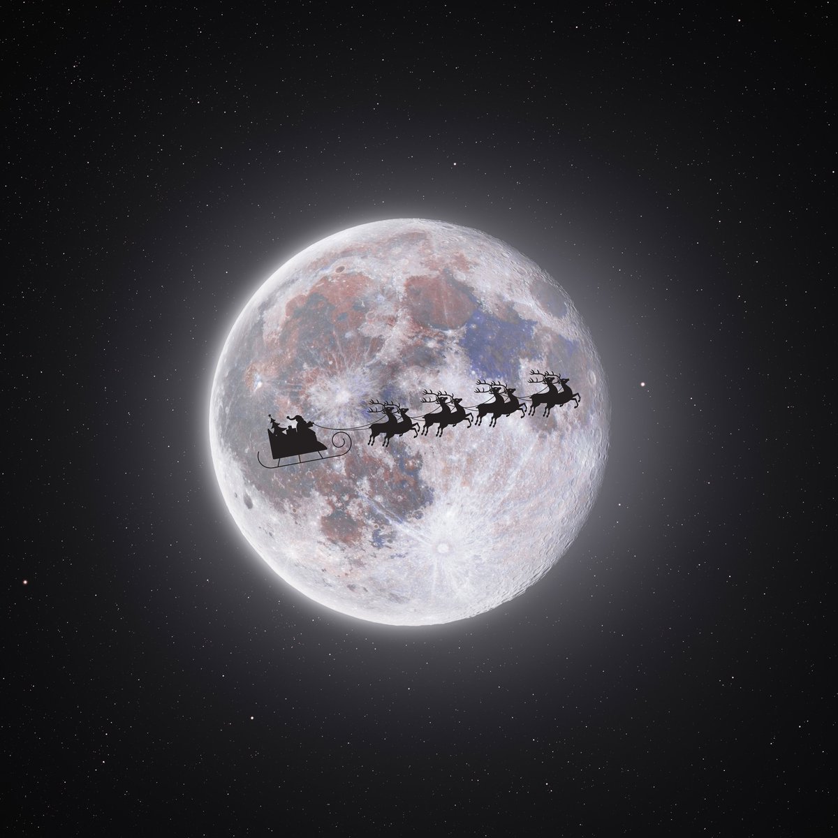 AJamesMcCarthy's tweet image. I hope those of you with telescopes did your best to track down Santa and his sleigh last night! Here&apos;s a shot I captured. He was headed West, must have been on his way to California. 

Merry Christmas to those of you who celebrate :)