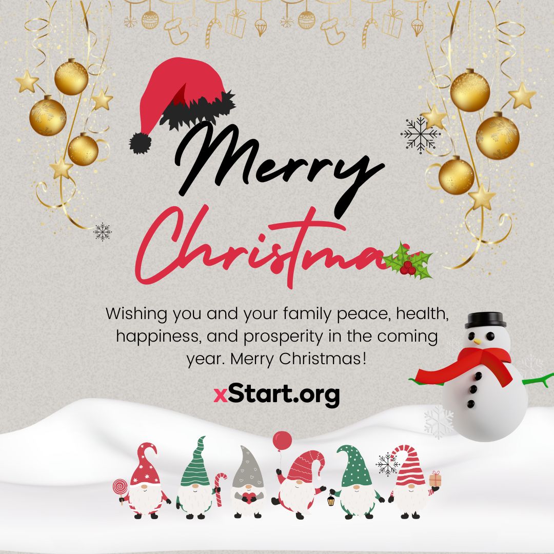 xstartorg's tweet photo. Wishing you and your family peace, health, happiness, and prosperity in the coming year. We wish you a Merry Christmas 🎄 🎅 ☃️  

#christmas #christmastree #xmas #merrychristmas #christmastime #xstart #xstartorg https://t.co/QBq7YwpbTq