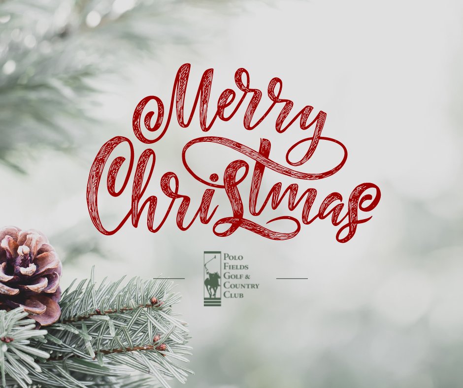 Polo Fields Golf &amp; Country Club wishes our members and community a very merry Christmas!