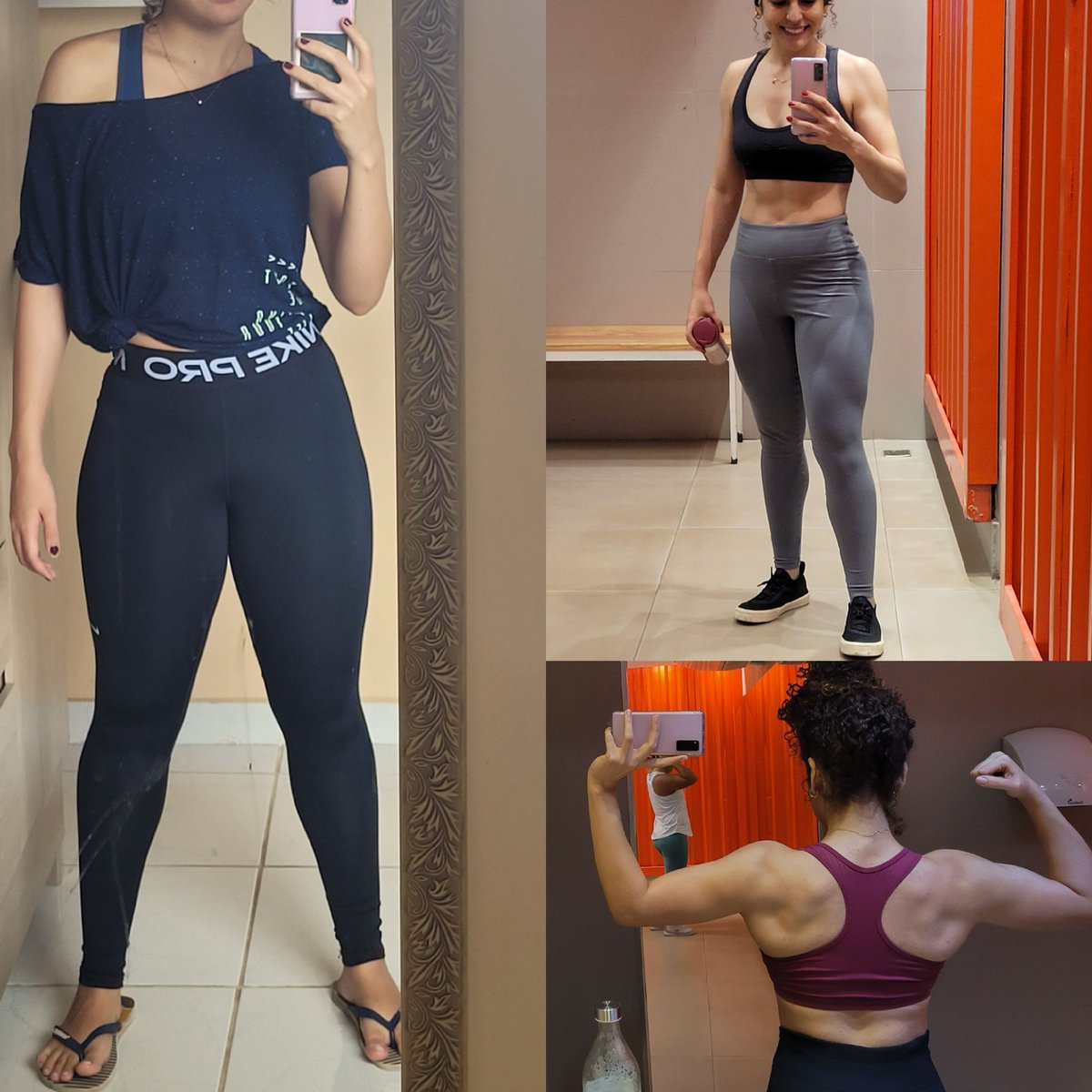 1moldeanna's tweet image. 40kg perdidos desde 2020. (A primeira foto foi do começo do ano, fiz uma cirurgia e engordei 8kg no pós operatório.) 
#Crescemos✅ e secamos, e o tanquinho e dorsal dos 
sonhos finalmente apareceram. Muito feliz com os resultados dos meus esforços diários.