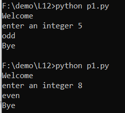 BhaktiAher6's tweet photo. Day 8 of #30DaysOfCode
✅Program for using Functions:
✔To read an integer its even or odd try with single except

✔Division of two numbers using try with default except
✔Division of two numbers using Raise keyword 
✔To read a number and print the square root https://t.co/s3KGxDFLLN