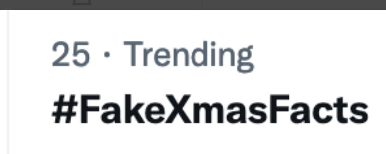 We're #26 #FakeXmasFacts