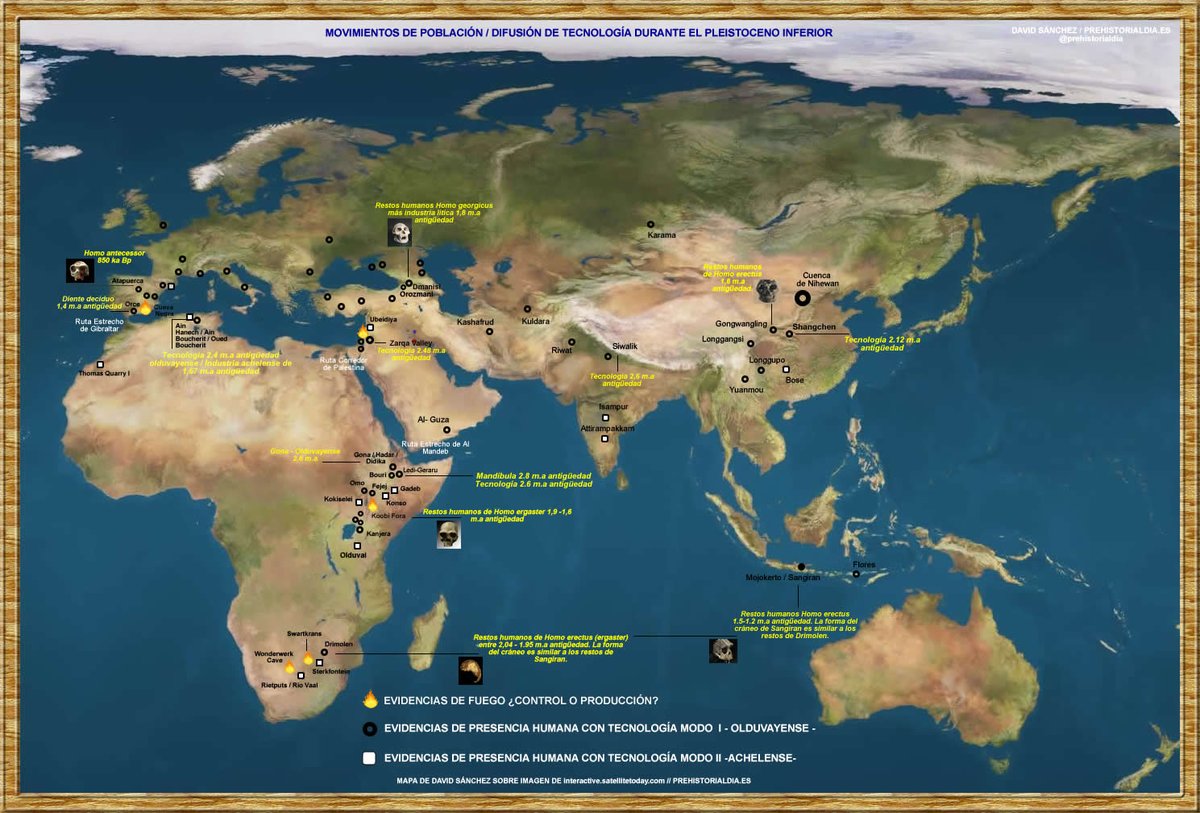 prehistorialdia's tweet photo. #Prehistoria He actualizado el mapa de las primeras migraciones humanas con menús interactivos; está alojado en un repositorio de GitHub, junto con todo el formato web y mapas. @ivandiazsm @FranJGiles @arqueomaniaprod @robertosaezm @ElNeandertal 
https://t.co/P5PzO5Wdnr https://t.co/AAsuK31hMv