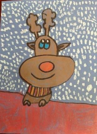 Happy Holidays from DVUSD! Here is the first place winner of the Holiday Card Artwork Competition, Copper Creek Kindergartner, Hannah! #Extraordinary  #happyholidays