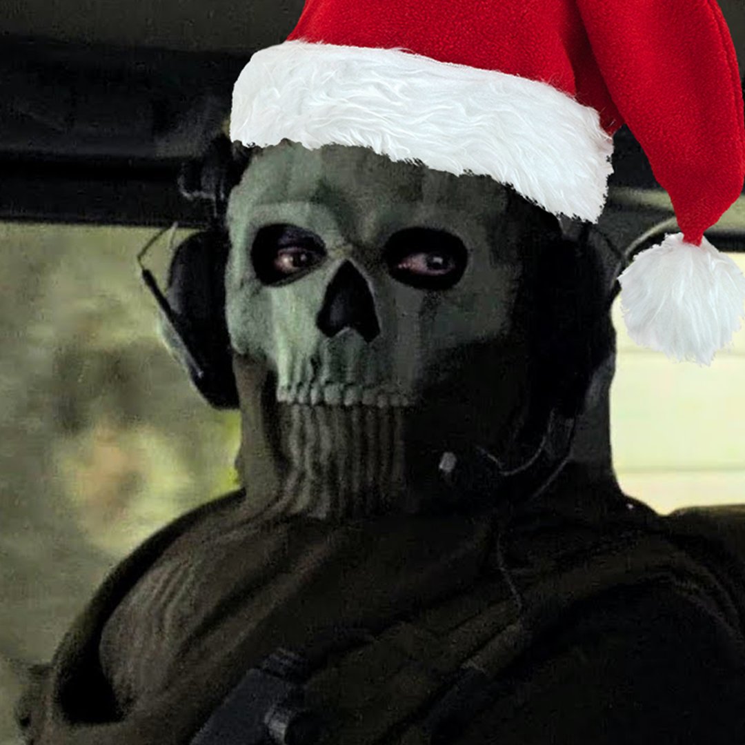 CallofDutyUK's tweet photo. When you didn't leave cookies and milk out at night for Ghost 🍪 🎄 https://t.co/m5S483iQQZ
