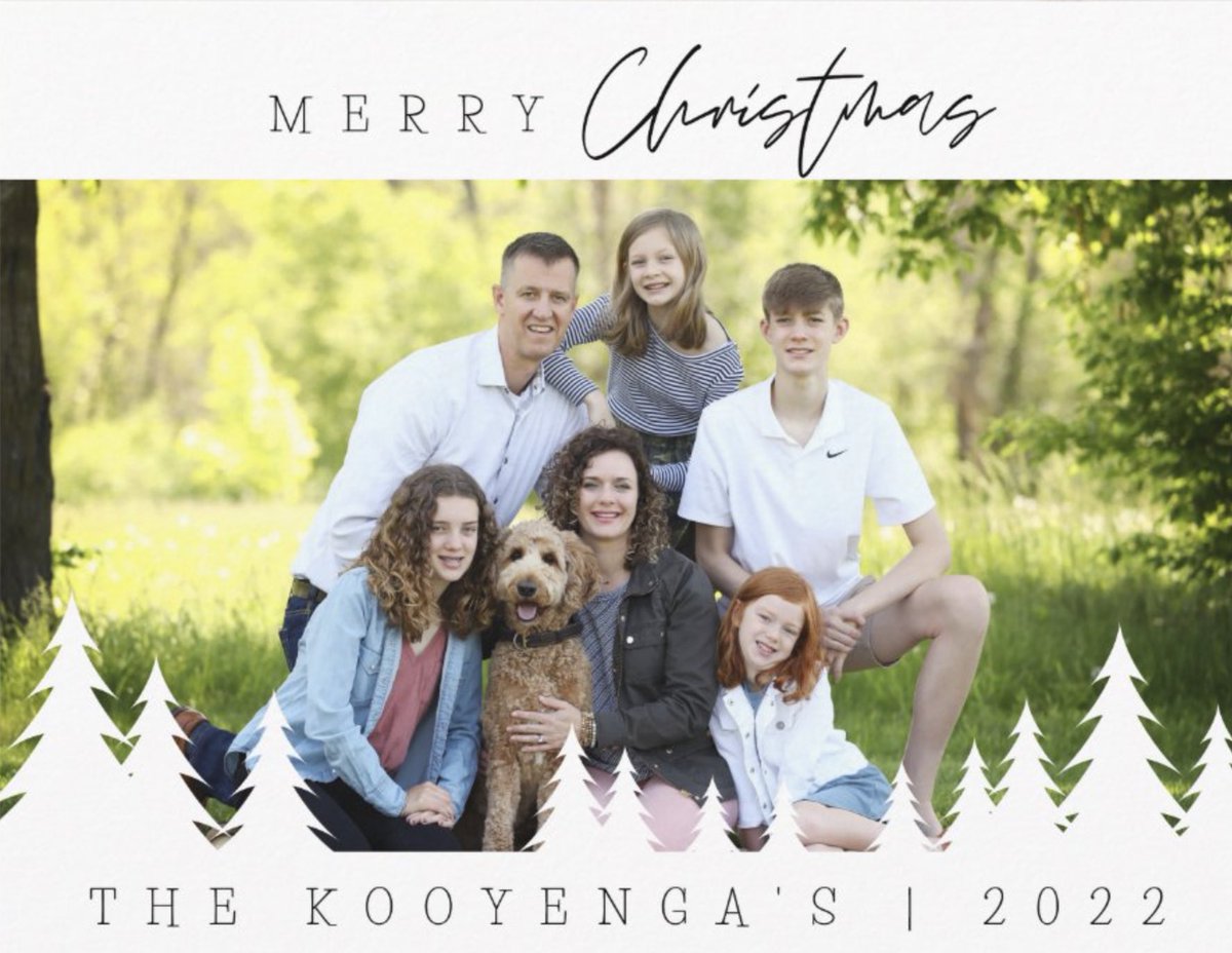 From the Kooyenga family to yours, Merry Christmas!