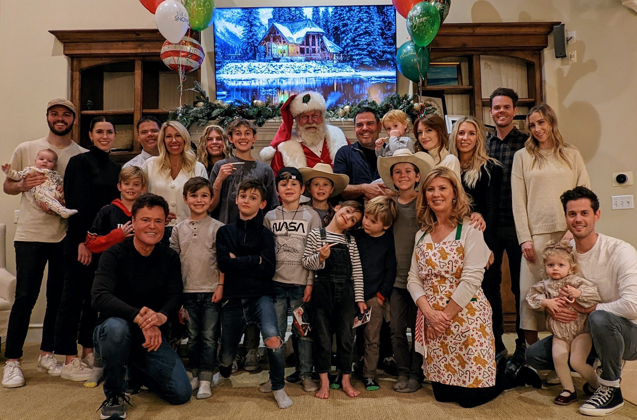 Donny Osmond Family Portrait