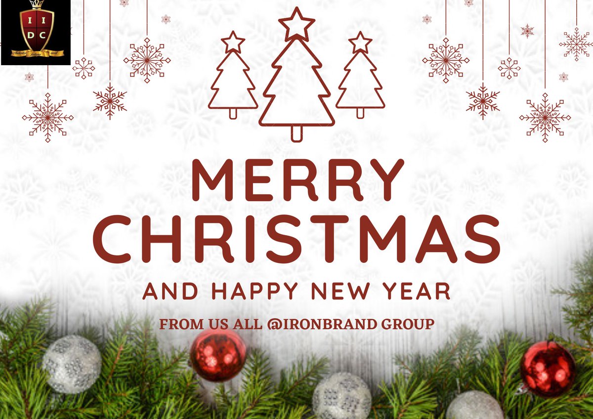 IronbrandGroup's tweet photo. Merry Christmas to all our amazing customers, from us all @ironbrand_group 🎅🎄

May this season of Christmas bring to you and your family great blessings 🙌 https://t.co/Dou2geH1WD