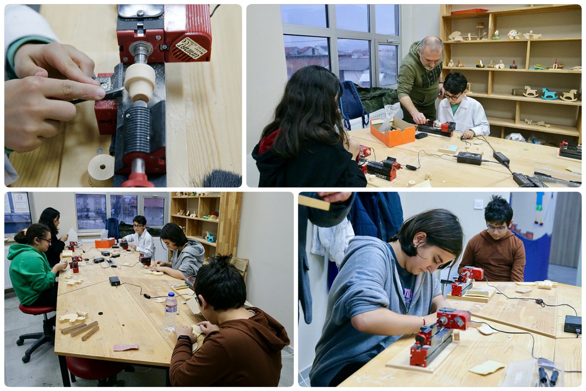 Özel yetenekli öğrenciler, oyuncaklarını ahşaptan kendileri tasarlıyor.

Bolu Bilim ve Sanat Merkezi bünyesinde ahşap tasarım atölyesinde eğitim gören öğrenciler, ağaç ve tahta parçalarını hayal güçlerini kullanarak oyuncağa dönüştürüyor.
<a href="/tcmeb/">Millî Eğitim Bakanlığı</a>

Haber👉meb.ai/MLHhTE