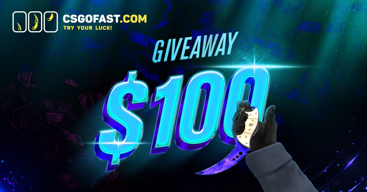 SUPER CHRISTMAS GIVEAWAY.

$100 on skins and items from the store csgofast4.com 😱

➡️ TO ENTER:

✅ Follow me
✅ Retweet

⏰ Giveaway ends this Friday (December 30th)

#freeskins #csgoskinsgiveaway #csgoskinsfree #giveaway #csgocases #csgocase #csgoesport #csgoskin