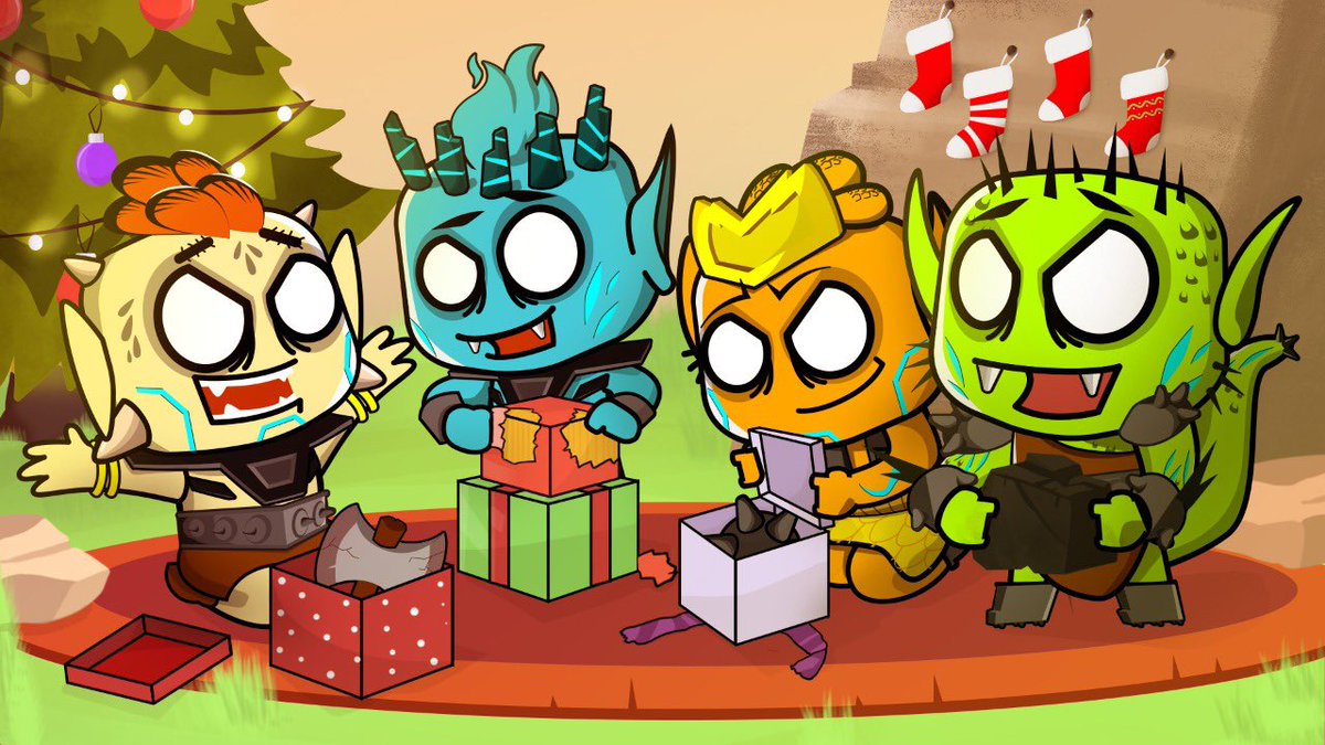 ReignOfTitansGG's tweet photo. Merry Christmas TitanArmy!🎄

We hope everyone got all of the presents they wished for. Even our Chaos and Order Titans!❤️ https://t.co/2xed2GlzkA