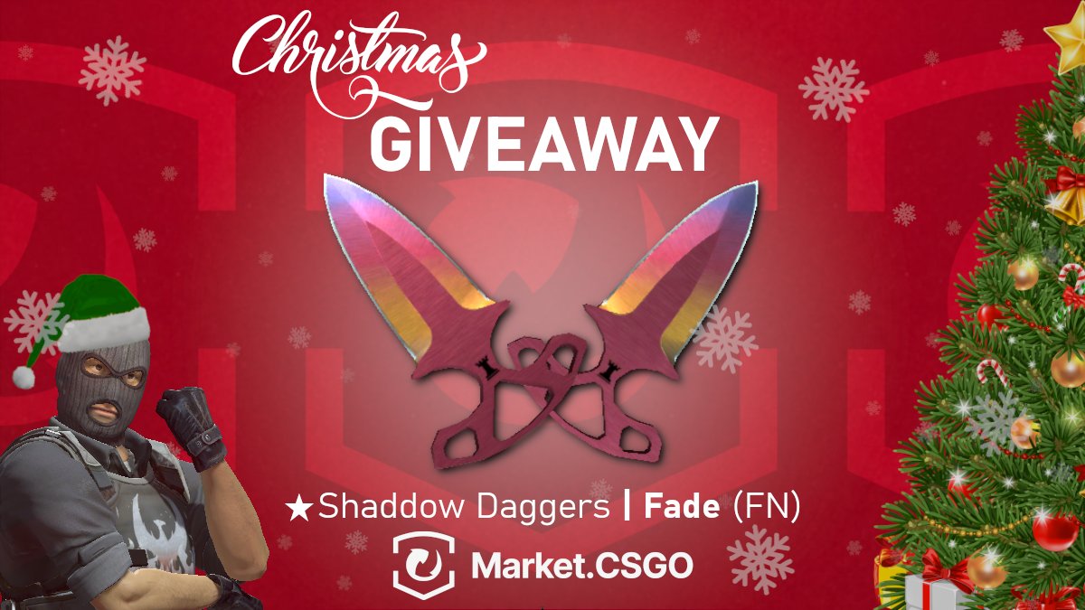 🎁 CHRISTMAS GIVEAWAY by Market.CSGO &amp; CSGO Histories 🎅

❄️Like &amp; Retweet
❄️Follow <a href="/marketcsgo/"></a> &amp; <a href="/CSGOhistories/">Counter-Strike HISTORY</a>  
❄️Let us know what's your wish for Christmas in the comments

Good Luck! 
The winner will be drawn on 1.1.2023.