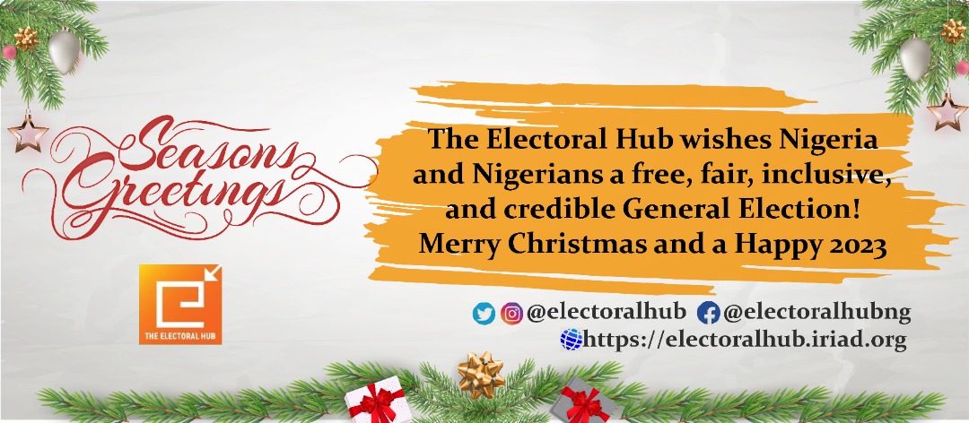 From us to Nigeria and Nigerians
....promoting electoral knowledge, accountability, and integrity
#NigeriaDecides2023
#ElectoralIntegrityNG
#ElectoralCredibilityNG
#ElectoralInclusivity