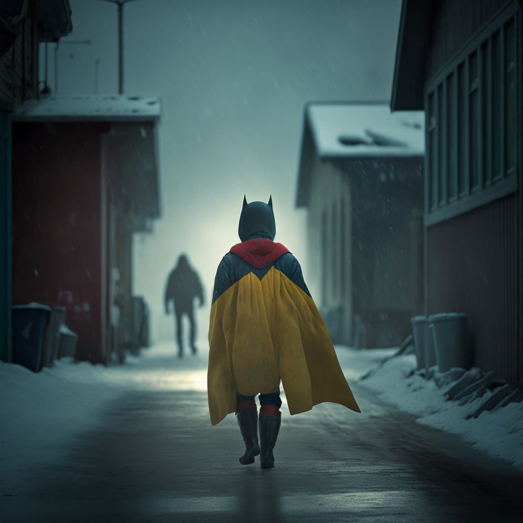 jonijuup's tweet photo. Superhero by Aki Kaurismäki #midjourney

Loving this prompt right now https://t.co/D72Hp2VnGO