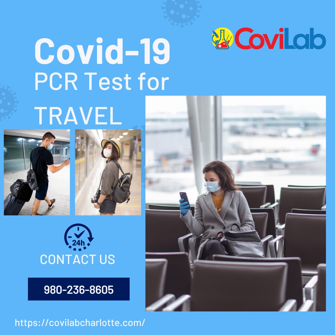 COVID19 RT-PCR for TRAVEL Same Day Turnaround Time📈 – Online Booking Only This is the gold standard test for active viral infection and accepted by airlines and for national or international travel.✈️ 
For more: covilabcharlotte.com
#allinagainstcovid #PCRTestNearMe #pcr