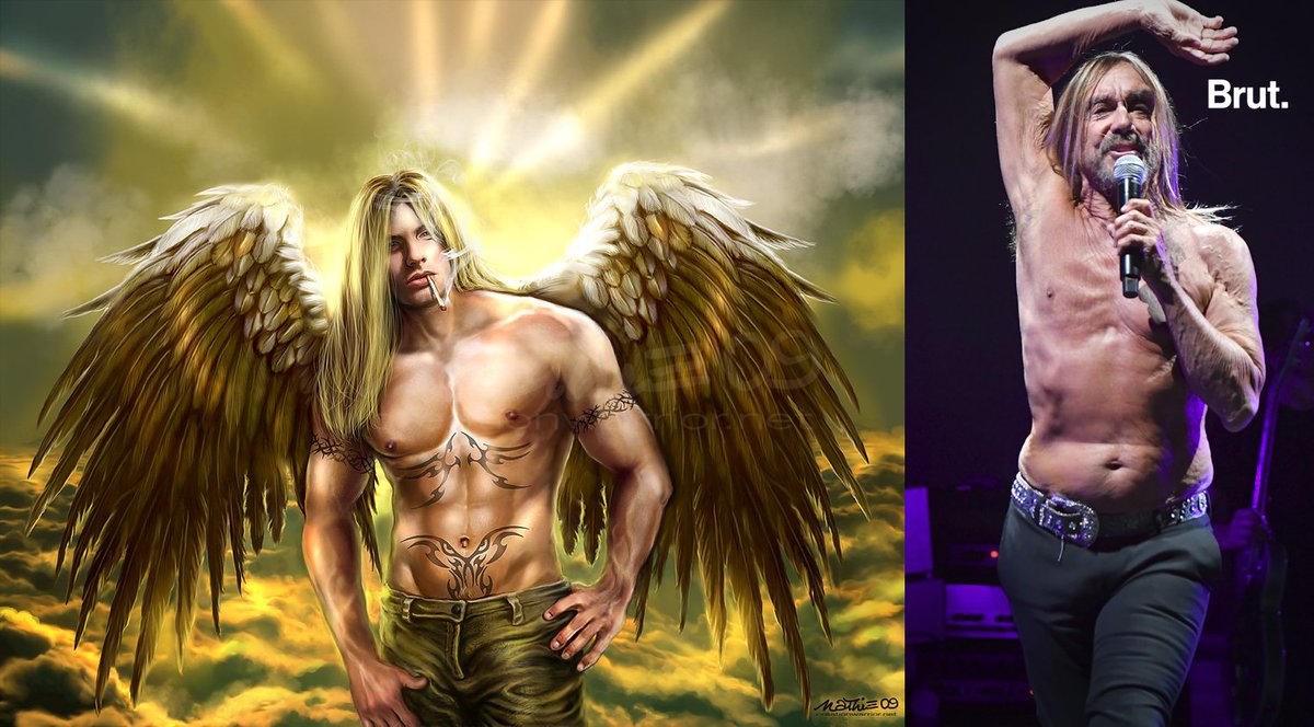 ClintK64's tweet photo. #WhenAngelsSing it's in an Iggy Pop tribute band. https://t.co/mF8dEt8hQE