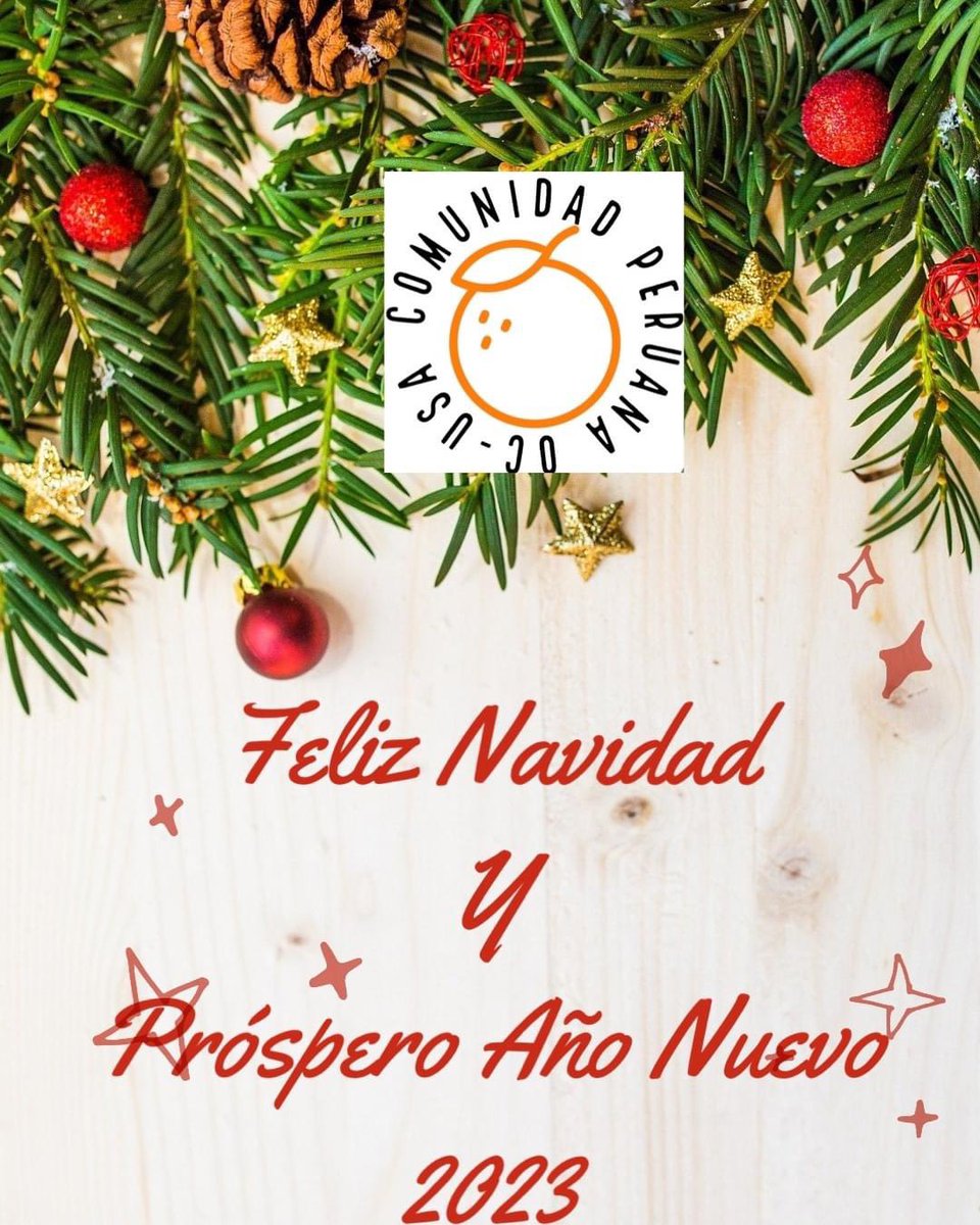 ComPeruanaOcUsa's tweet image. Feliz Navidad!