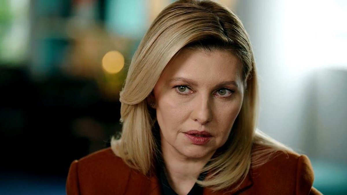 TF1Info on Twitter "VIDÉO La Première dame ukrainienne face à la guerre l'interview d'Olena