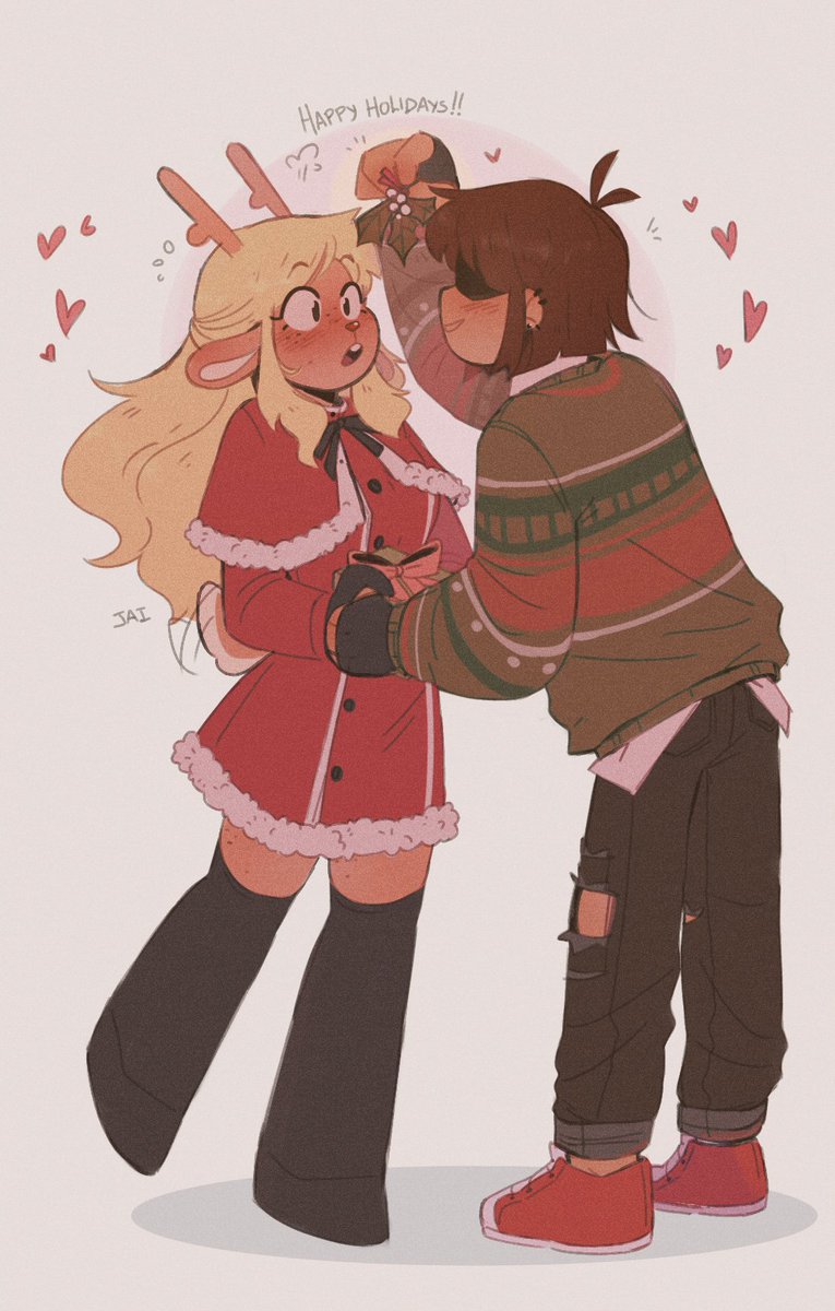 JxiTrash's tweet image. Krismas! #DELTARUNE #kriselle