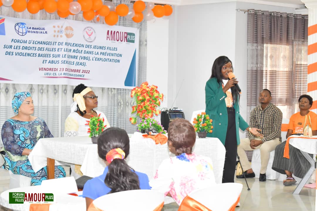 A travers le financement de <a href="/UNFPARDC/">UNFPA-RDC</a> , nous avons organisé un forum d'échanges et de réflexion des jeunes filles sur les droits des filles , et leur rôle dans la prévention des VBG et EAS, en partenariat avec <a href="/FMMDI22/">FMMDI</a> . <a href="/MKunduma/">Dr Magguy KUNDUMA.</a> <a href="/eugene_kongnyuy/">Eugene Kongnyuy</a> <a href="/BKabembela/">Bertrand Kabembela</a> <a href="/Banquemondiale/">Banque mondiale</a>