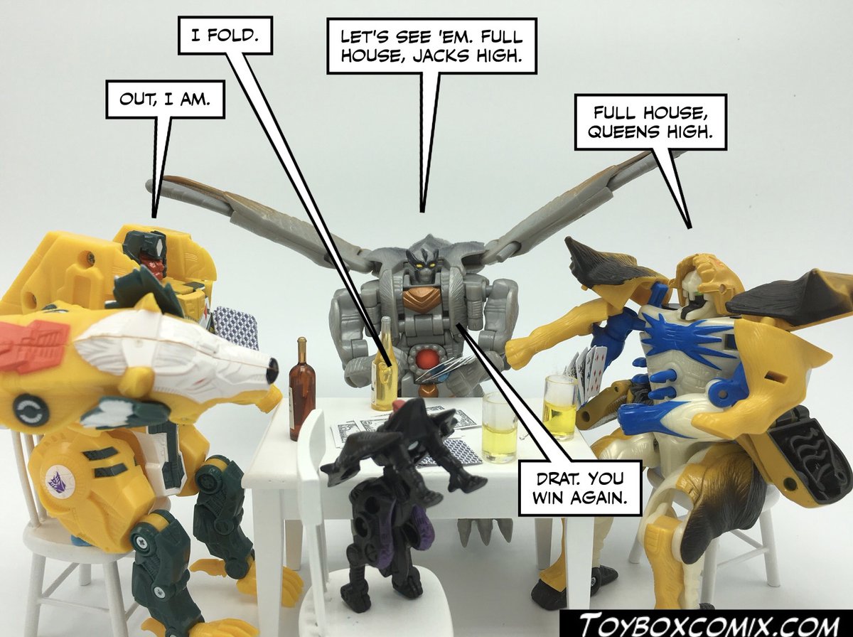 ToyBoxComix's tweet photo. Random Old Comic: Poker https://t.co/Zk1KSfvSvt They're all dogs. Get it? #overbite #silverbolt #transformers #weirdwolf #wolfang #wolfwire https://t.co/KylHdsdEfL