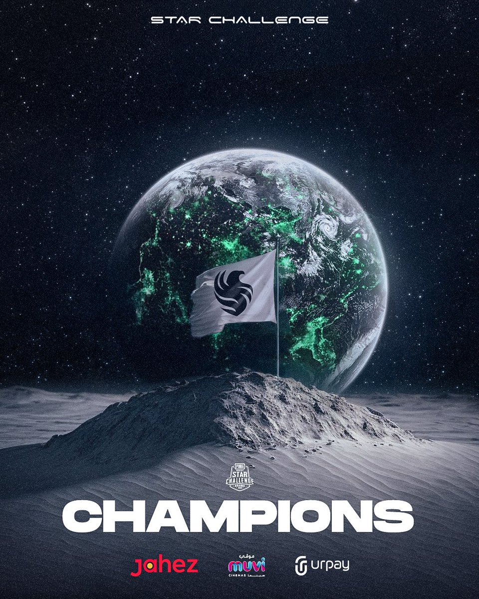 TeamFalconsGG's tweet photo. الصقر يحلق وحيدًا 🦅 
لمناطق يصعب وصولها 🌑 

فالكونز بطل Star Challenge للعبة ببجي موبايل 🏆 

#FalconsAreHere
#PMSCArabia22 https://t.co/SbrpX5LJ3t
