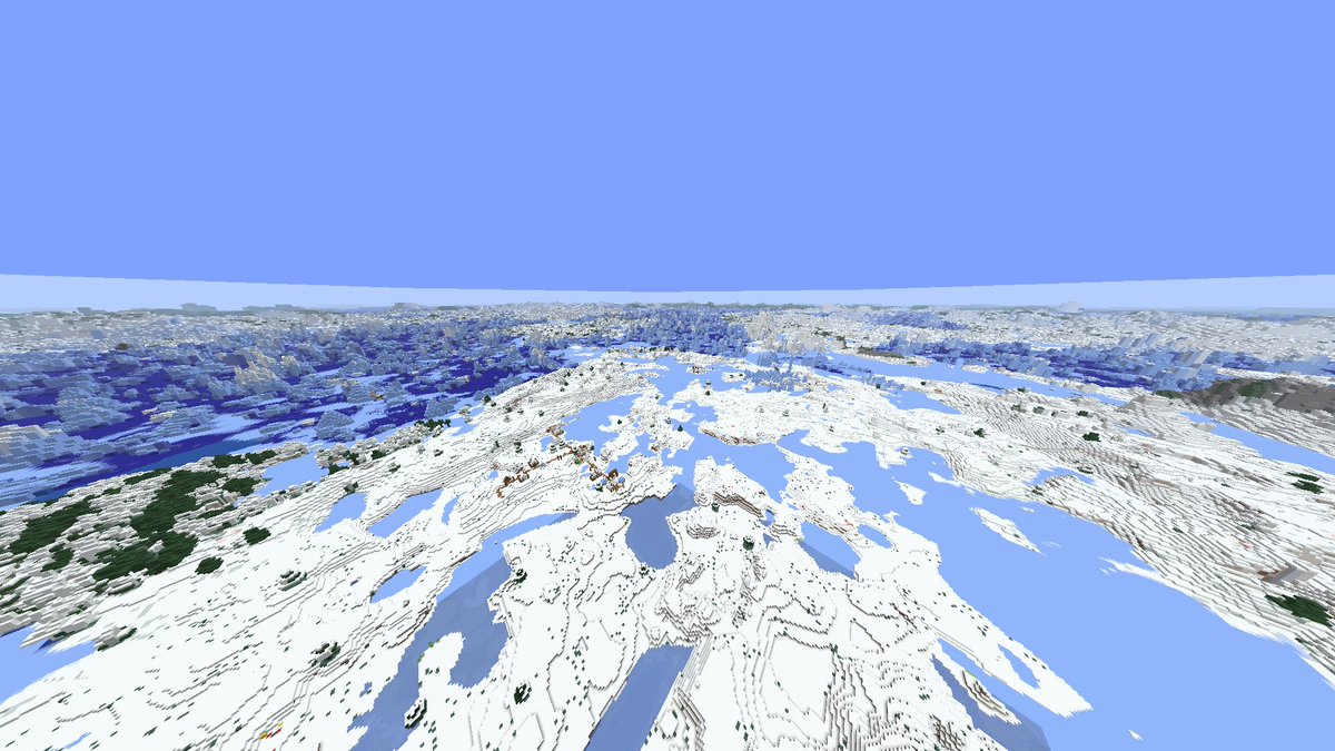 Looking for a perfect snowy seed to explore this Christmas? This one is perfect for you - with a 10000-block wide stretch of wintry biomes.

Works on Bedrock and Java!

Seed: 1312619416