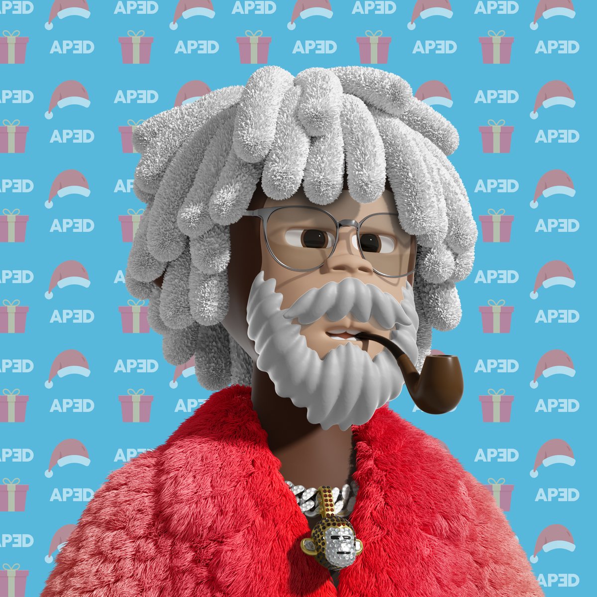 ap3dofficial's tweet image. Santa Ap3 has arrived with a bag full of gifts 🎁

He's giving 5 WL to ap3s who interact with this post 👇