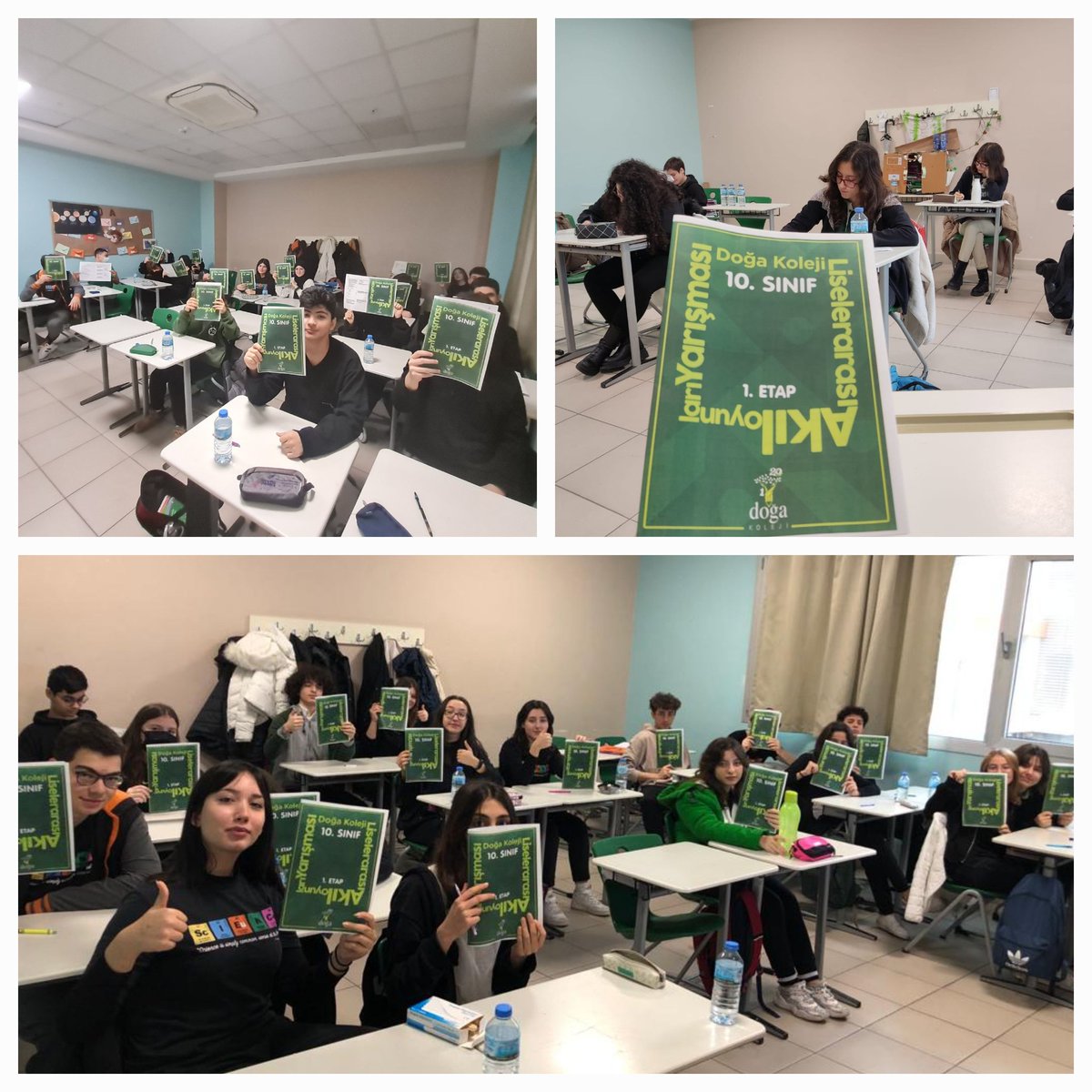 "Bir dahi için en katlanılmaz şey kalıplara sıkıştırılmaktır" der Oscar Wilde. Kalıplara sığmayan 9. Sınıf ve 10. Sınıflarımız Geleneksel Akıl Oyunları yarışmasının ilk etabını başarıyla tamamladılar. <a href="/Azrafraarzu1/">Arzu Uz</a> <a href="/Glrbci/">Gül Arabaci</a> <a href="/zzaferulusoy/">Zafer Ulusoy</a> <a href="/DogaCigli/">Doğa Koleji Çiğli Kampüsü</a>